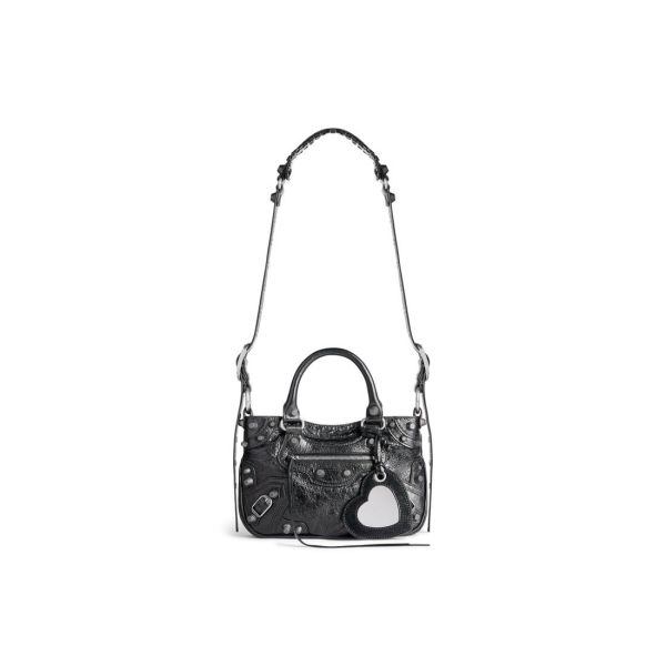 Balenciaga Women Innovative Handbags Women's Neo Cagole Small Tote Bag  In Black