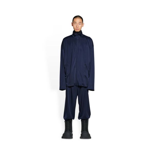 Men's Tracksuit Jacket In Navy Blue Men Now Coats & Jackets Balenciaga
